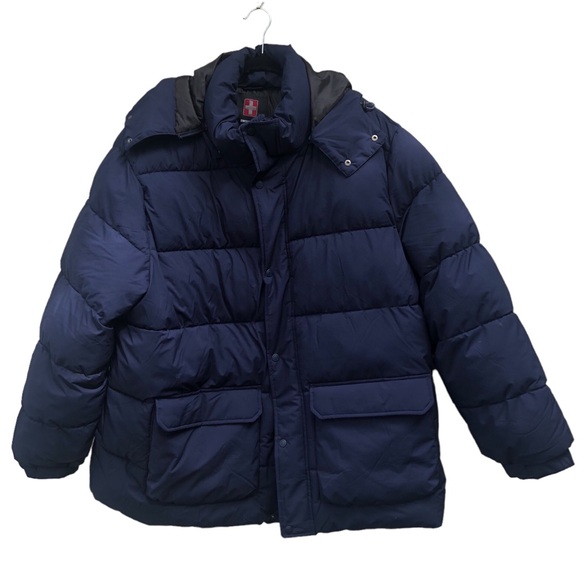 Swiss Tech Navy Blue Puffer Jacket size XL - Picture 3 of 9